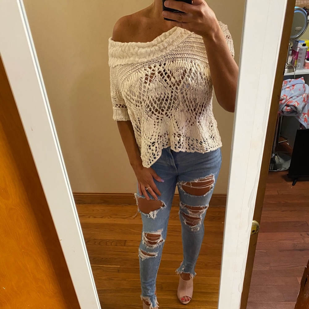 Woman’s Free people top. Size extra small 💕